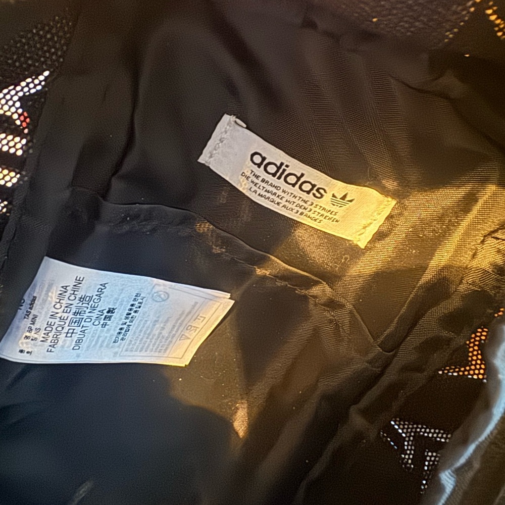 Adidas Black Geometric Backpack - Picture 6 of 8